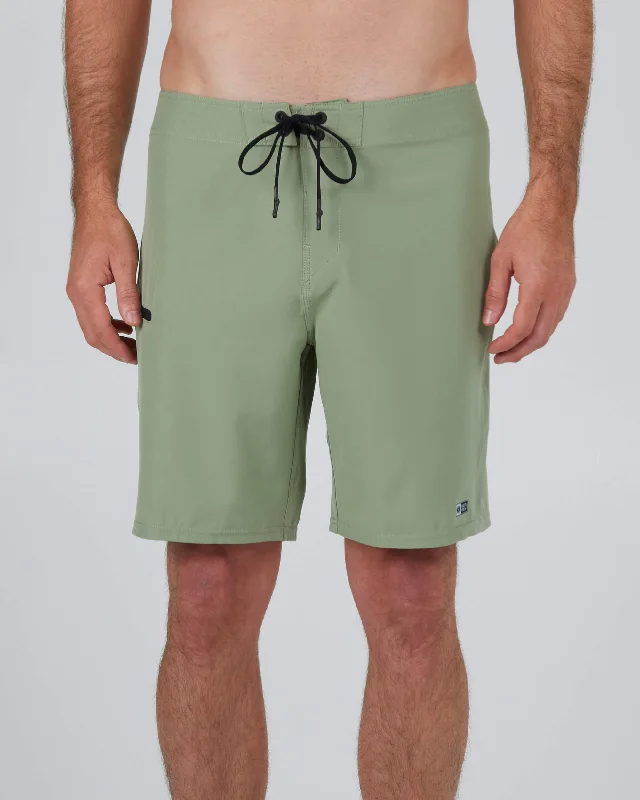 Casual stretch shorts for outdoor leisure -Pinnacle+Long Range Boardshort - Dusty Sag