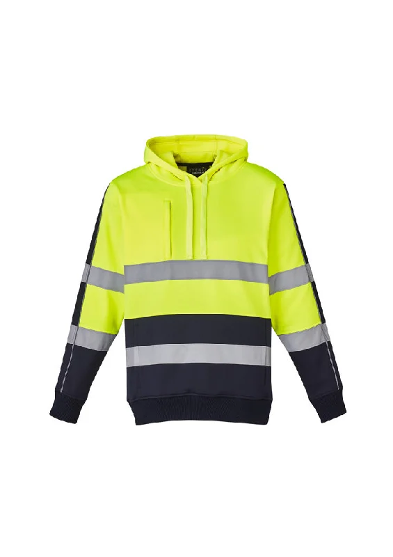 Comfortable hoodie for running errands in style -ZT483 Syzmik Unisex Hi Vis Stretch Taped Hoodie