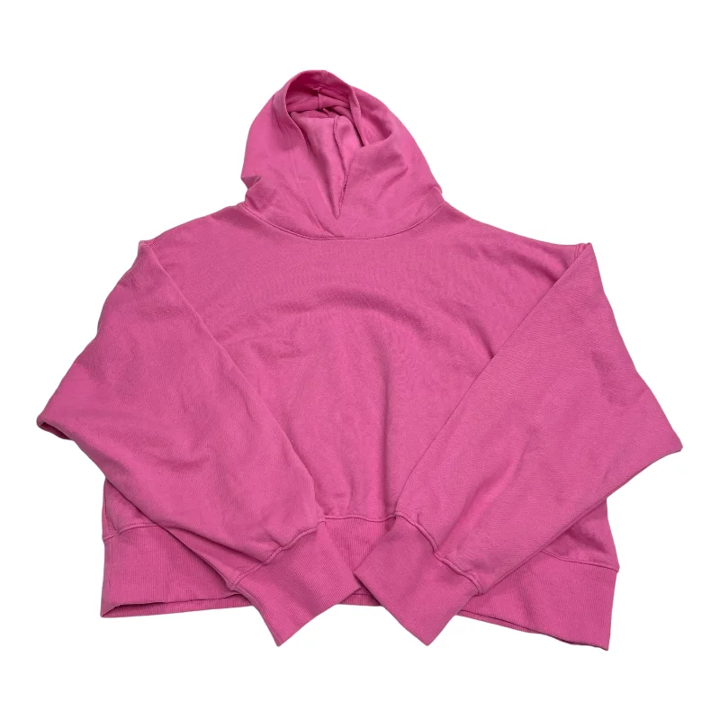 Cozy sweatshirt for a casual look -Sweatshirt Hoodie By Old Navy In Pink, Size: Xl