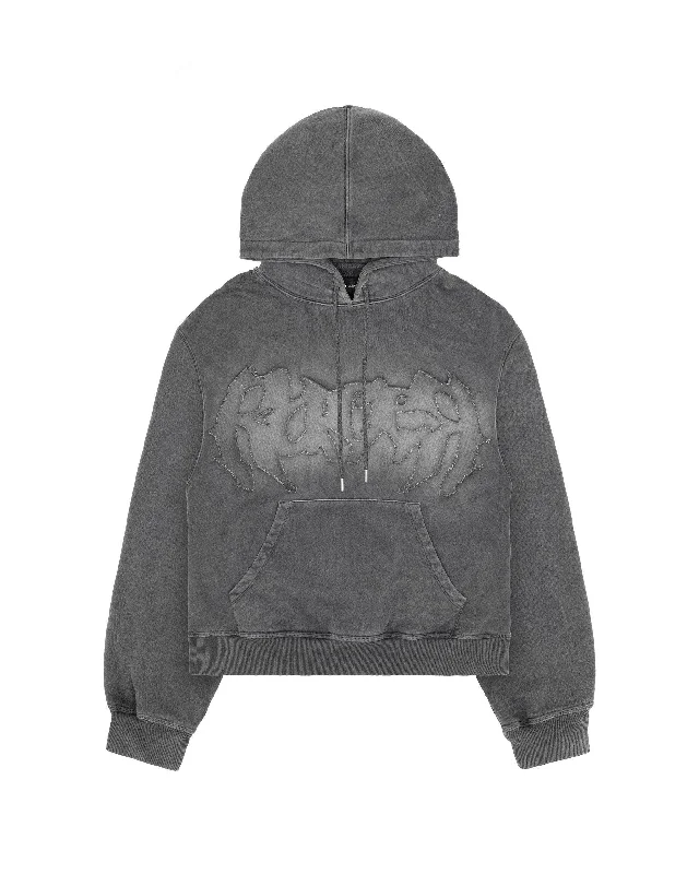 Comfortable sweatshirt with logo print -Bleach Patch Hoodie