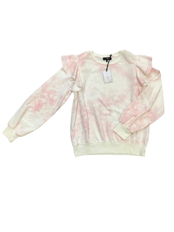 Cozy sweatshirt with crew neckline for a casual look -Sweatshirt Crewneck By Clothes Mentor In Tie Dye Print, Size: S