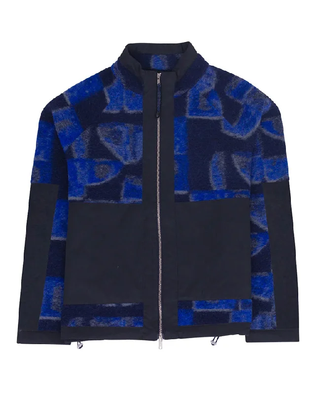 Plush jackets for luxurious comfort -Signal Fleece Blue Multi KG