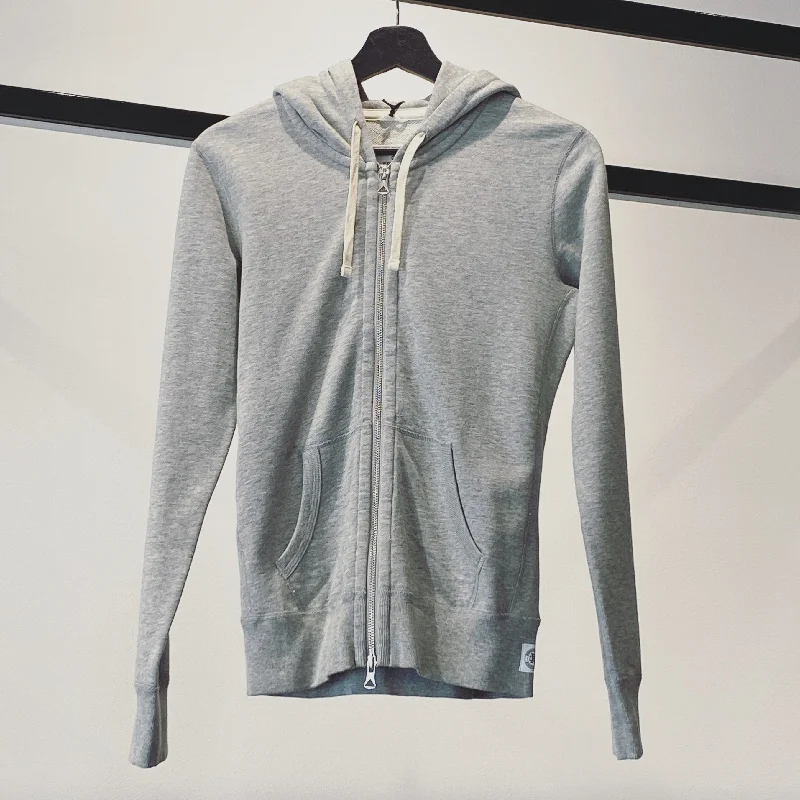 Trendy hoodie for layering in fall -REIGNING CHAMP  Women's Lightweight Zip Up Hoodie