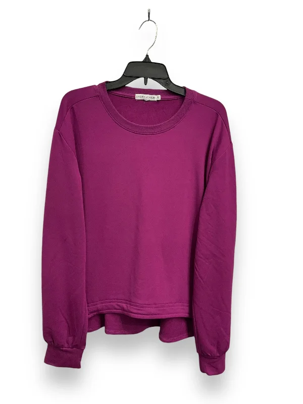 Soft pullover sweatshirt for chilly days -Sweatshirt Crewneck By Cmc In Purple, Size: Xl