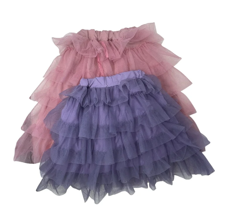 Long skirts for elegant looks -Purple and Pink skirt