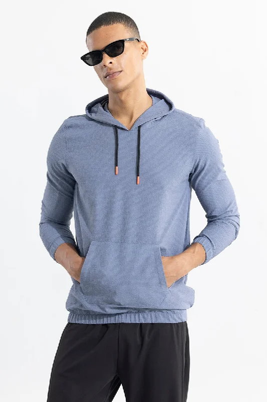 Comfortable hoodie for all-day fashion -Sqishy Blue Hoodie