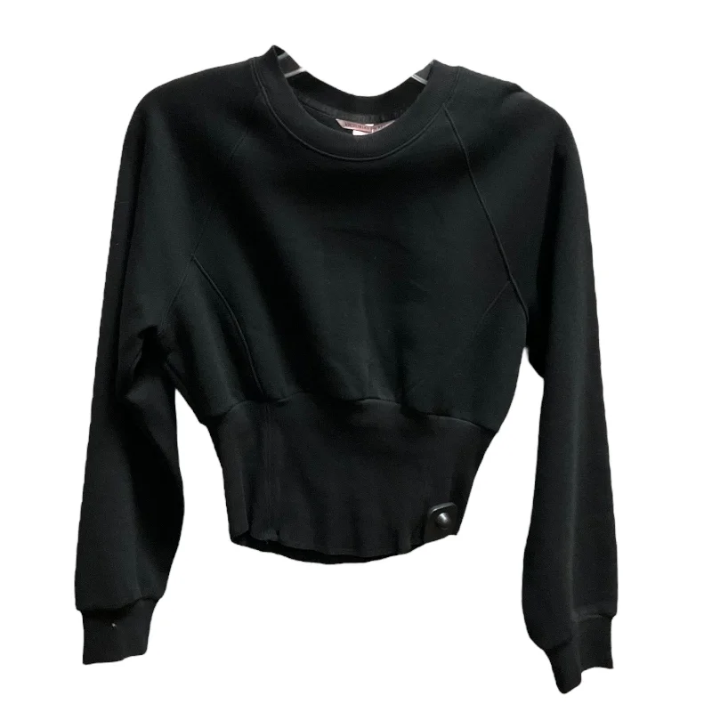 Soft sweatshirt for cool weather activities -Sweatshirt Crewneck By Victorias Secret In Black, Size: S