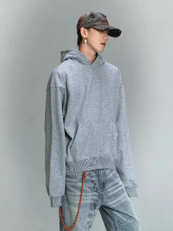 Oversized hoodie for an effortless style -Front Side Pockets Hoodie