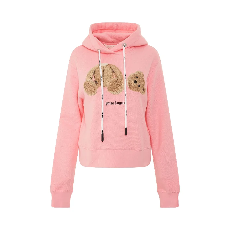 Classic hoodie for versatile fashion options -PA Bear Hoodie in Almond Blossom/Brown