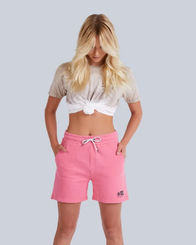 Fashionable and comfortable shorts for women -Alpha Sweatshort - Deep Pink