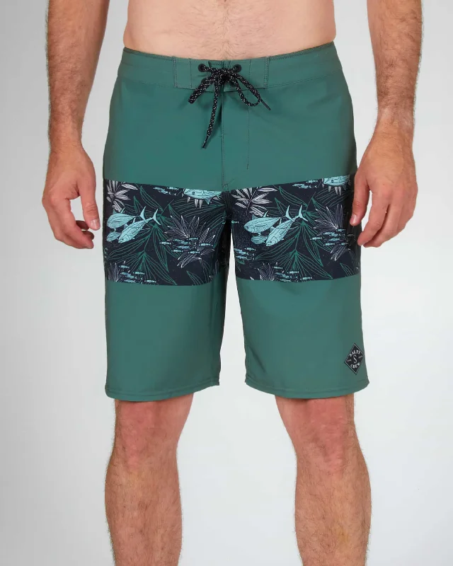 Comfortable fleece shorts for after workouts -Topwater Boardshort - Vintage Military