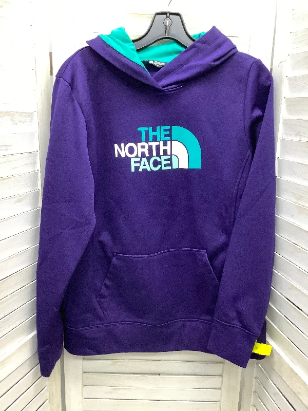 Soft sweatshirt for a relaxed fit -Sweatshirt Hoodie By The North Face In Purple, Size: L