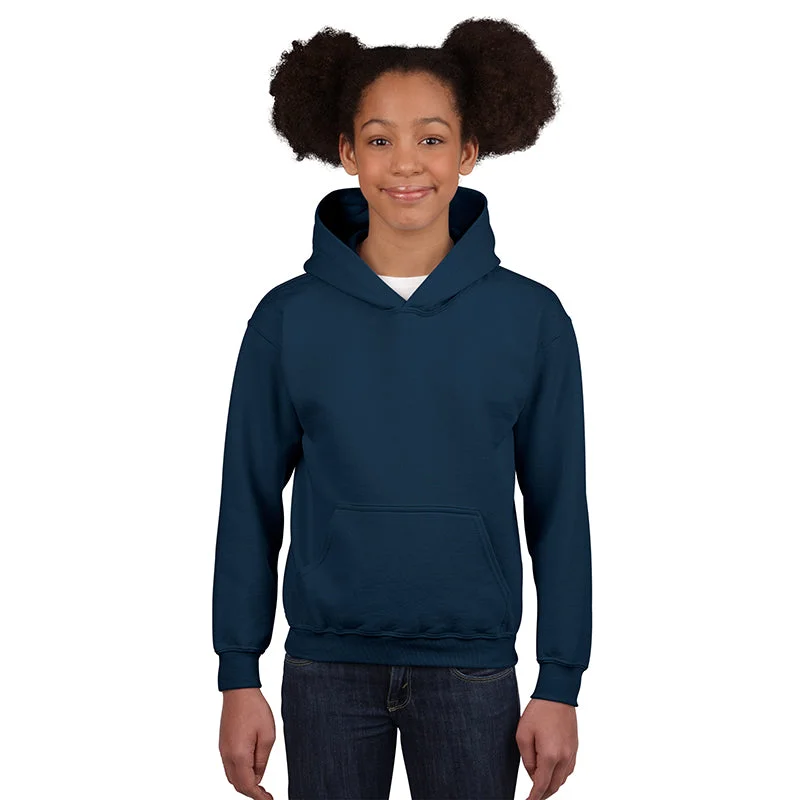 Comfortable hoodie for staying warm in fall -Gildan 18500B Youth Hoodies - 280gsm