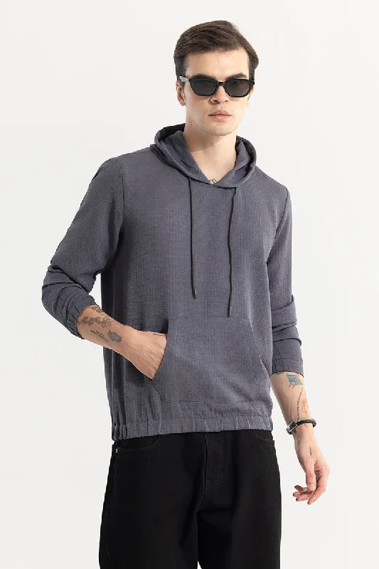 Comfortable hoodie for running errands in style -Stasia Elephant Grey Hoodie