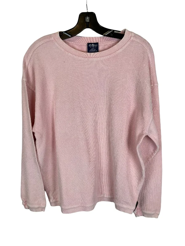 High-quality sweatshirt for outdoor activities -Sweatshirt Crewneck By Clothes Mentor In Pink, Size: S