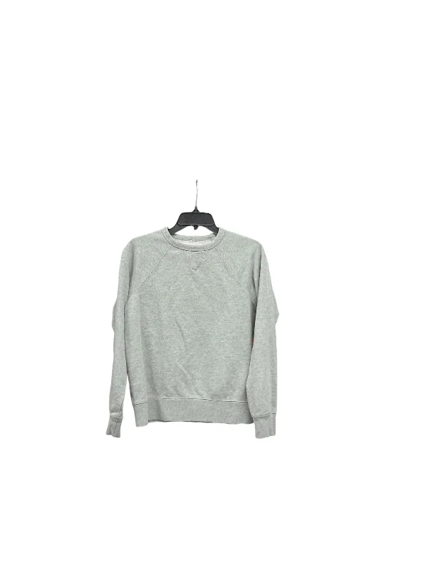 Stylish graphic sweatshirt for casual wear -Sweatshirt Crewneck By Everlane In Grey, Size: Xs