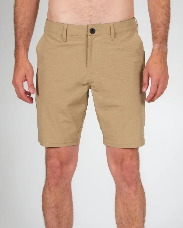 Cool outdoor shorts for exploring -Drifter 2 Hybrid Walkshort - Khaki