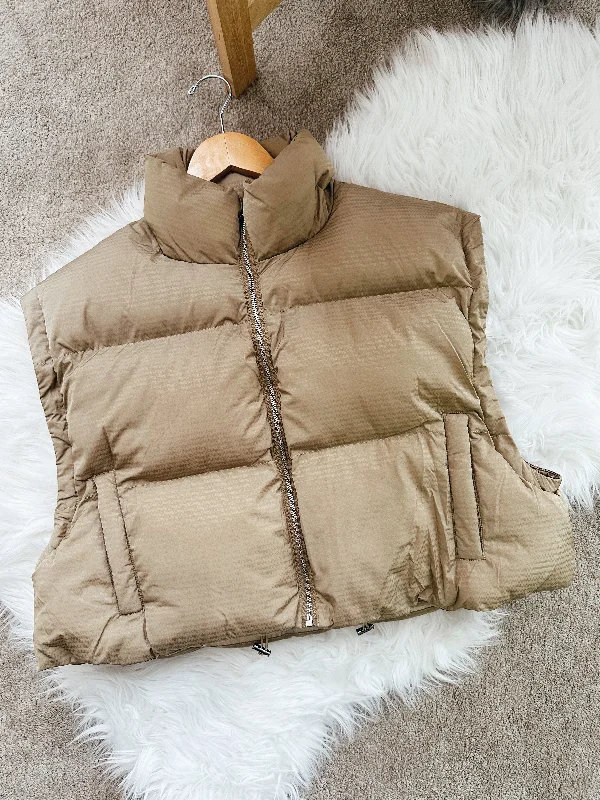 Easy-care jackets for practical fashion -Sporty Spice Puffer Vest