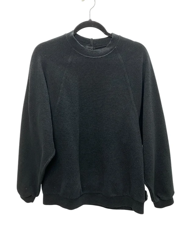 Classic fit sweatshirt for casual days -Sweatshirt Crewneck By Madewell In Black, Size: M