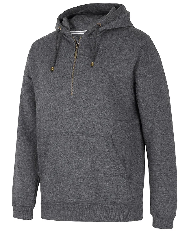 Soft hoodie for relaxed home wear -S3FHZ JB's C OF C 1/2 BRASS ZIP HOODIE