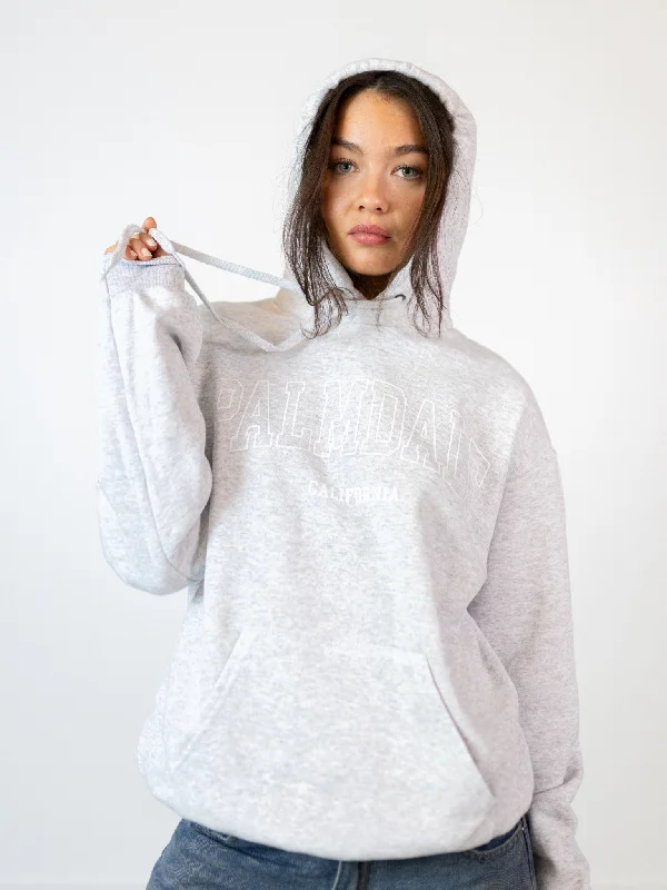 Cozy hoodie for lazy weekends -PALMDALE HOODIE  - GRÅ