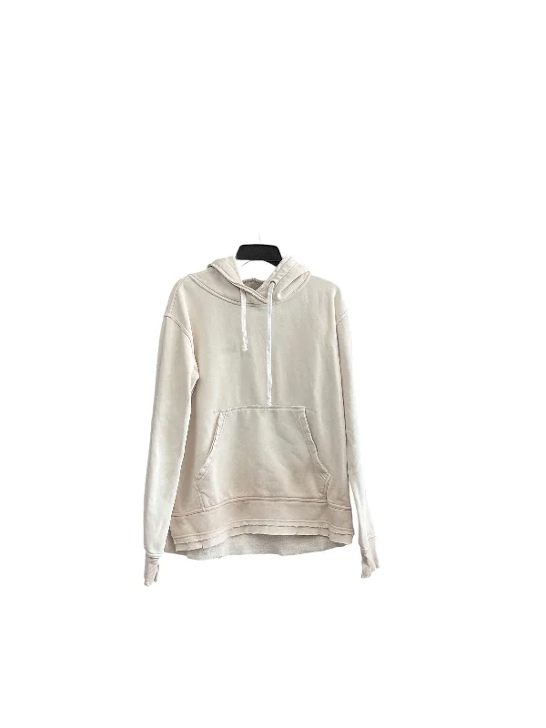 Trendy sweatshirt with patchwork details -Sweatshirt Hoodie By We The Free In Beige, Size: S