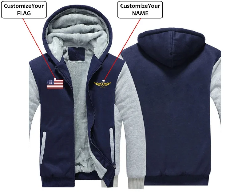 Cozy hoodie with extra warmth for staying snug -CUSTOM THE FLAG & NAME WINTER HOODIES JACKETS FLEECE SWEATSHIRT WORKOUT WARM THICK FULL ZIP COATSS