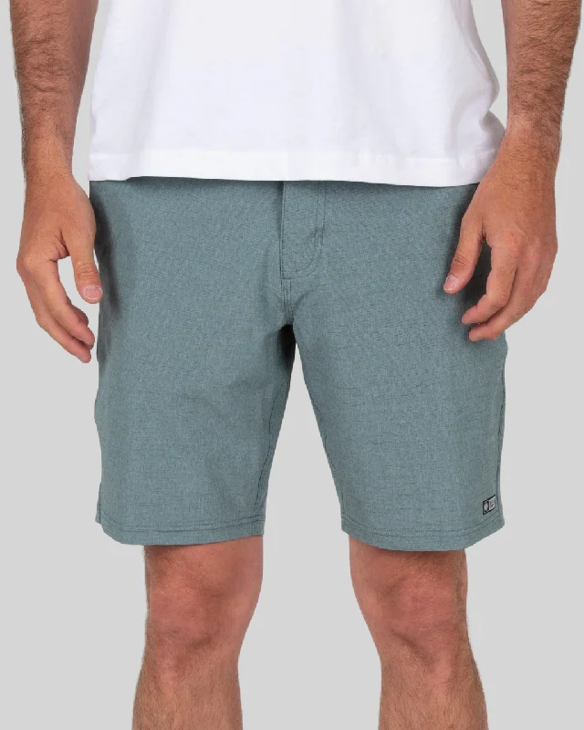 Versatile knit shorts for lounging or walking -Drifter 2 Hybrid Walkshort - Pine