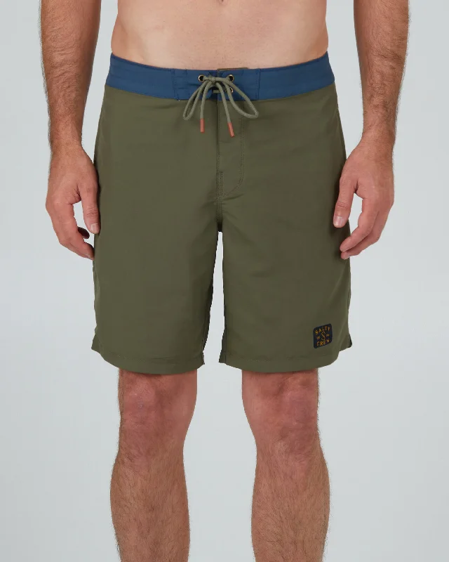 Comfortable beach shorts for warm weather -CLUBHOUSE BOARDSHORT - Olive