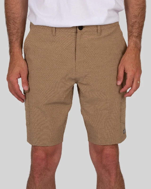 Trendy high-rise shorts for summer comfort -Drifter 2 Cargo Hybrid - Tobacco