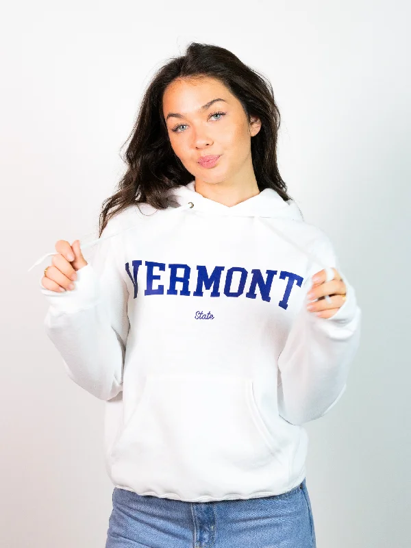 Relaxed-fit hoodie for a laid-back style -VERMONT STATE HOODIE - HVID