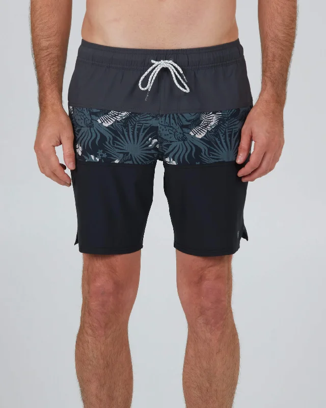 Comfortable sporty shorts for gym use -Beacons 2 Elastic Boardshort - Charcoal