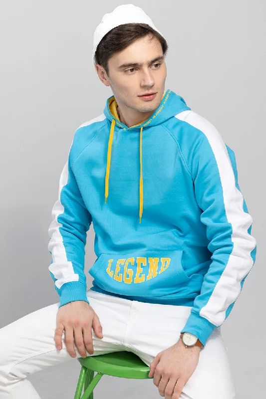 Soft hoodie for lounging at home -Legend Blue Hoodie