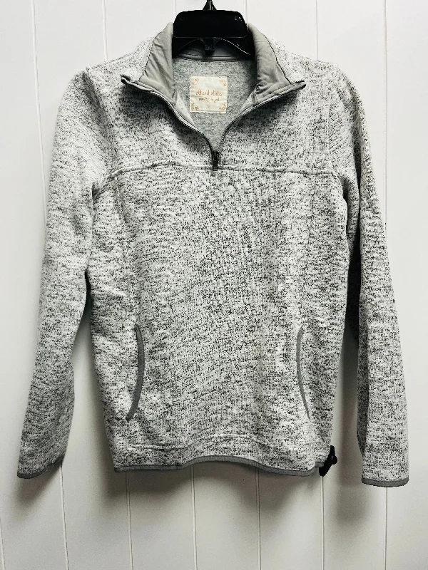 Relaxed sweatshirt with bold patterns -Sweatshirt Collar By Altard State In Grey, Size: M