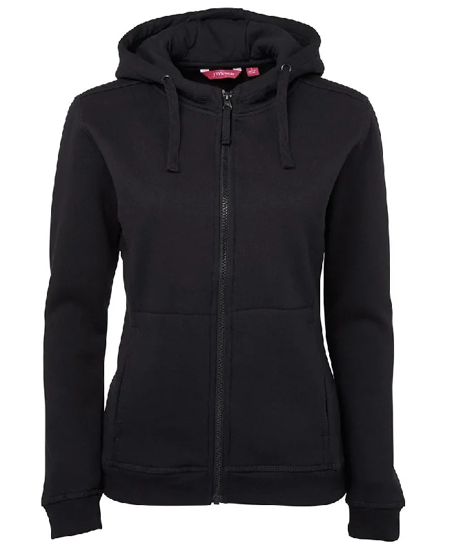 Relaxed hoodie for casual get-togethers -3HJ1 JB's Ladies Full Zip Fleecy Hoodie