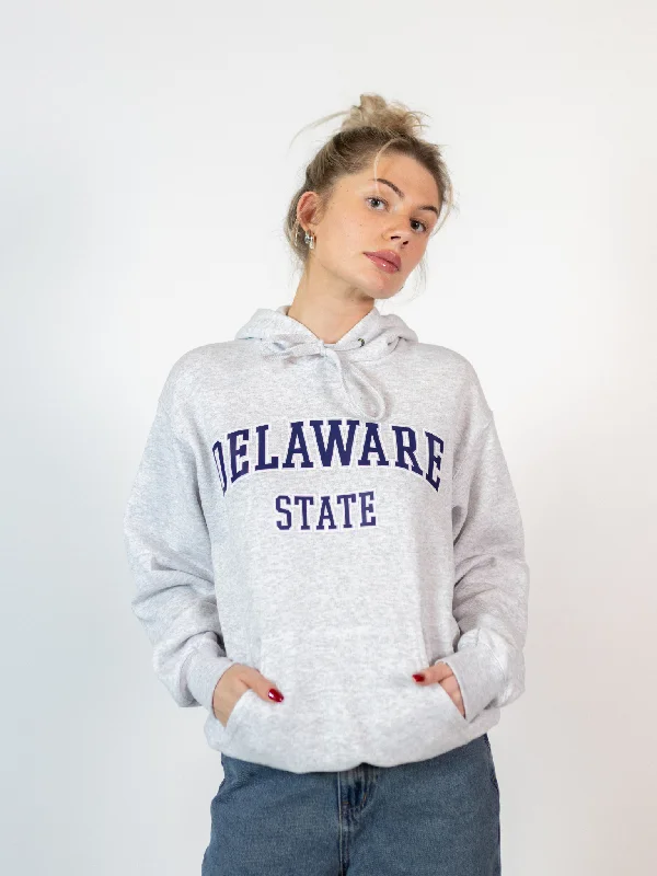 Cozy hoodie for a chill weekend look -DELAWARE HOODIE - GRÅ