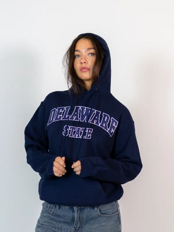 Soft fleece hoodie for extra warmth -DELAWARE HOODIE - NAVY