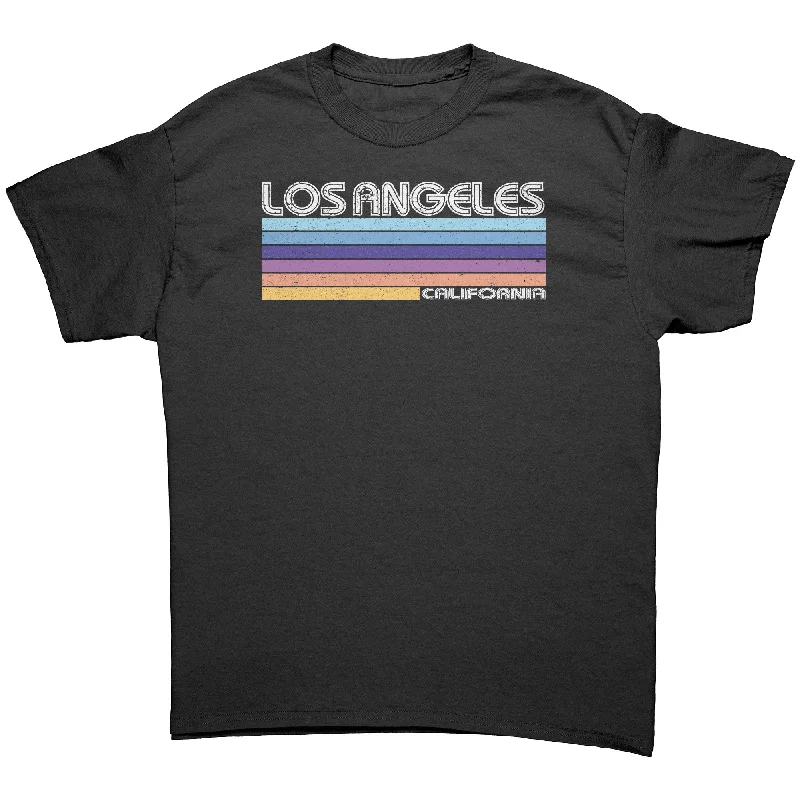 T-shirts for relaxed everyday wear -LOS ANGELES, CALIFORNIA Retro 70’s 80’s Look Unisex T-SHIRT