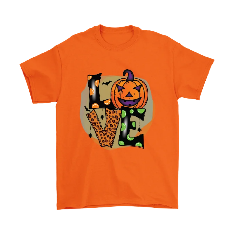 T-shirts for men’s fashion -LOVE Halloween Pumpkin/Jack 'O Lantern Unisex T-Shirt