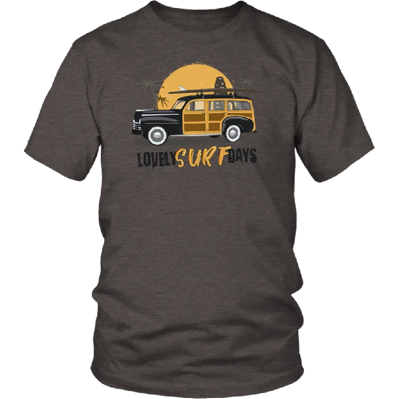 T-shirts for sunny beach days -LOVELY SURF DAYS Vintage Look Unisex T-Shirt