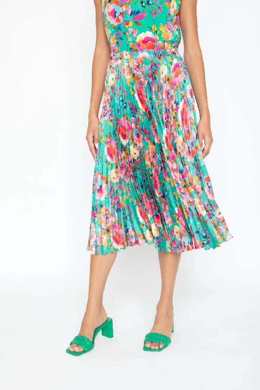 Wrap skirts for versatile outfits -Mia Skirt In Painted Flower