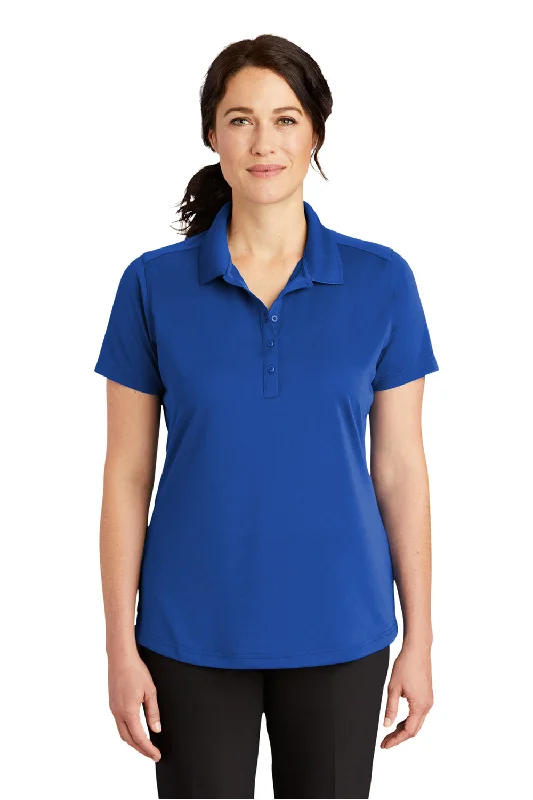 Blouses with ruched details for trendy wear -CornerStone Womens Select Moisture Wicking Short Sleeve Polo Shirt - Royal Blue