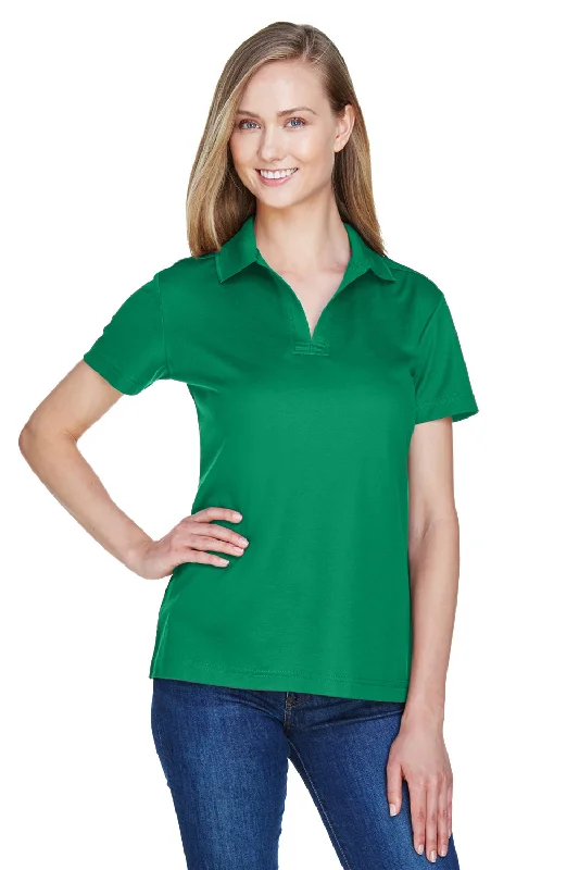 Casual button-down shirts for everyday looks -Devon & Jones Womens CrownLux Performance Moisture Wicking Short Sleeve Polo Shirt - Kelly Green