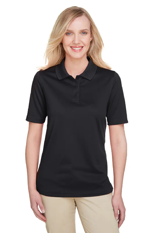 Classic white shirts for timeless appeal -Harriton Womens Advantage Performance Moisture Wicking Short Sleeve Polo Shirt - Black