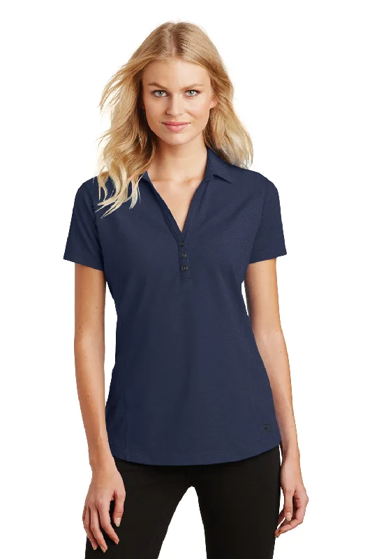 Office blouses for a polished look -Ogio Womens Onyx Moisture Wicking Short Sleeve Polo Shirt - Navy Blue