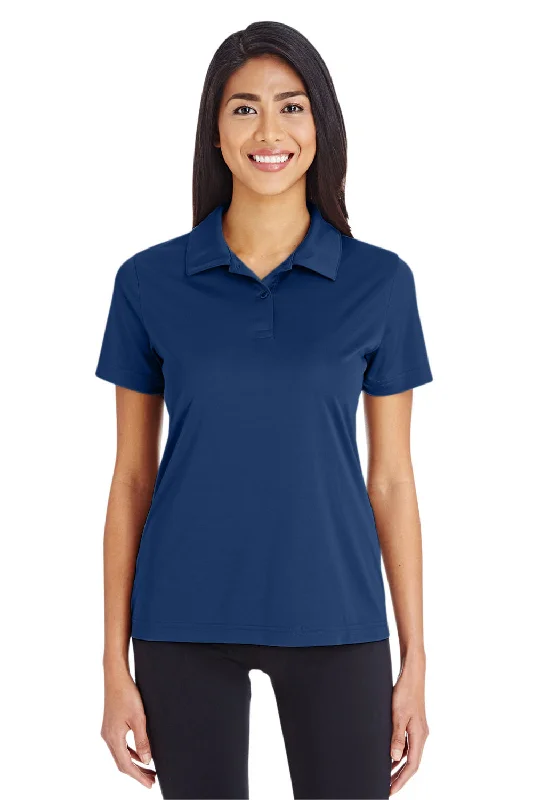 Blouses with subtle patterns for elegant style -Team 365 Womens Zone Performance Moisture Wicking Short Sleeve Polo Shirt - Dark Navy Blue