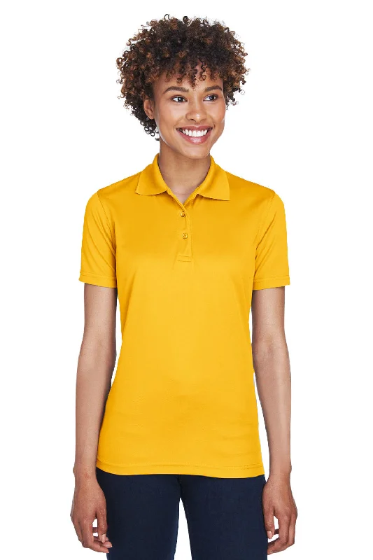 Casual shirts for everyday comfort -UltraClub Womens Cool & Dry Moisture Wicking Short Sleeve Polo Shirt - Gold