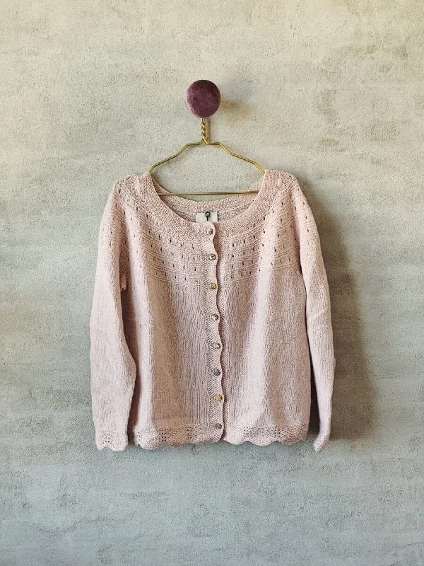 Elegant cardigan for layering over dresses -Annabelle cardigan by Önling, No 2 knitting kit