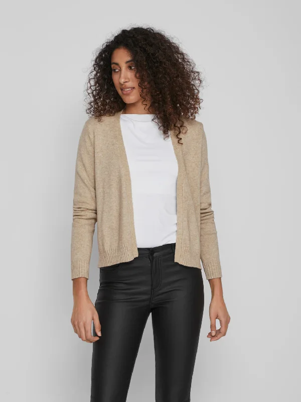 Comfortable cardigan for a cozy look -VIRIL Cardigan - Natural Melange