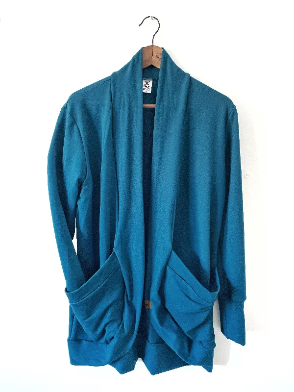 Cardigan with a belt for added style -Ocean Bamboo Slouchy Cardigan